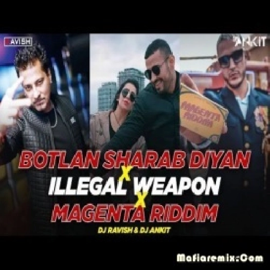 Botlan Sharab Diyan X Illegal Weapon X Magenta Riddim (Remix) - DJ Ravish x DJ Ankit